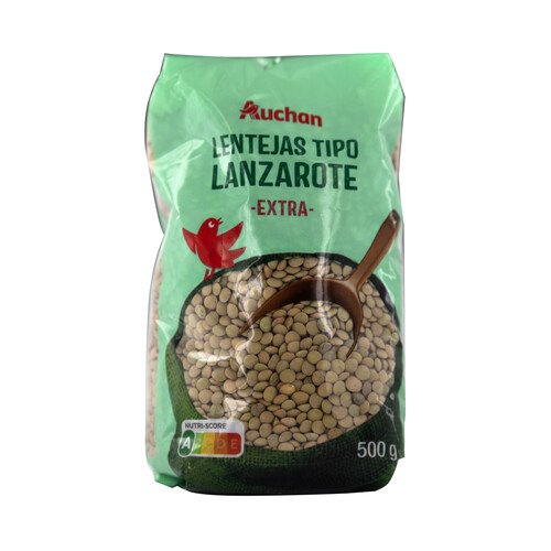 PRODUCTO ALCAMPO Lenteja extra tipo Lanzarote paquete 500 g.