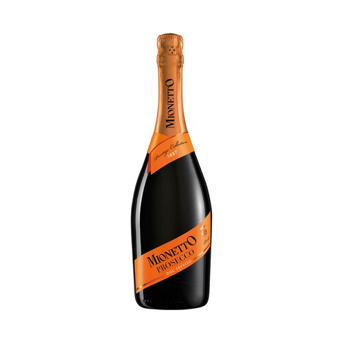 Prosecco brut con DOC Treviso MIONETTO botella de 75 cl.