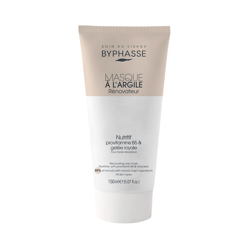 BYPHASSE Mascarilla de arcilla renovadora, para todo tipo de pieles BYPHASSE 150 ml.