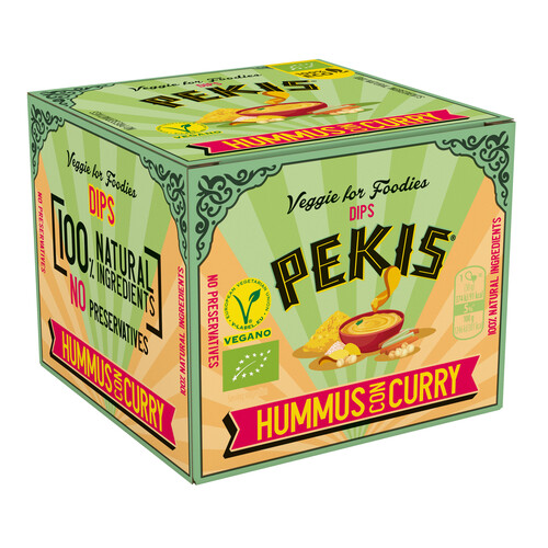 PEKIS Humus con curry ECO 200 g