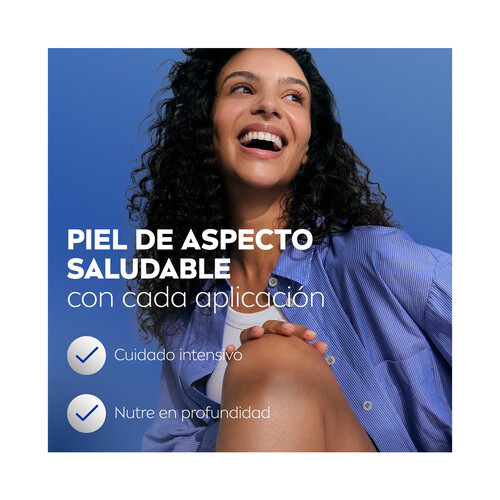 NIVEA Body milk (leche corporal) con hidratación profunda (72 horas), especial pieles secas 400 ml.