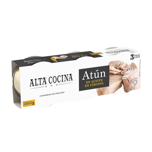 ALTA COCINA Atún en aceite de girasol 3 X 52 g.