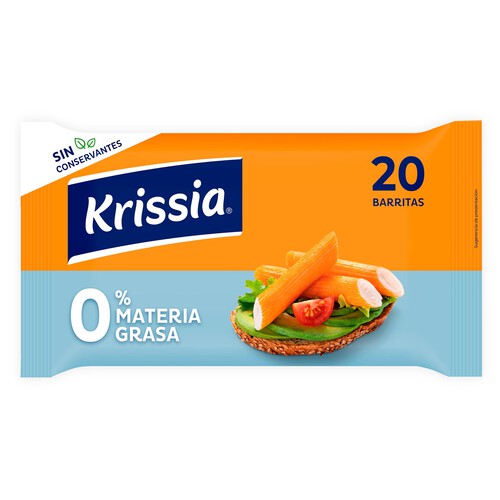 KRISSIA Barrita surimi 0% mg 20 ud 300 g.