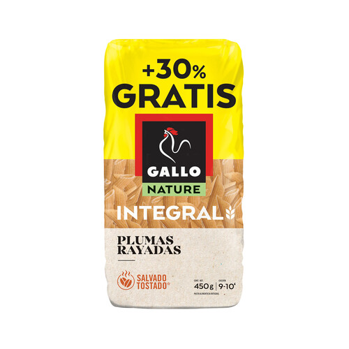 GALLO Pasta plumas rayadas GALLO 450 g.