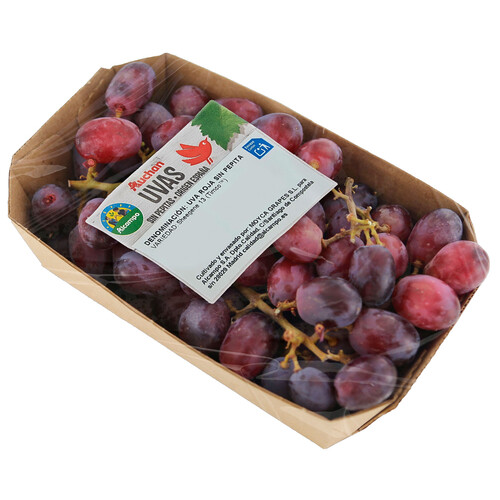 ALCAMPO CULTIVAMOS LO BUENO Uvas rojas sin pepitas barqueta 400 g.