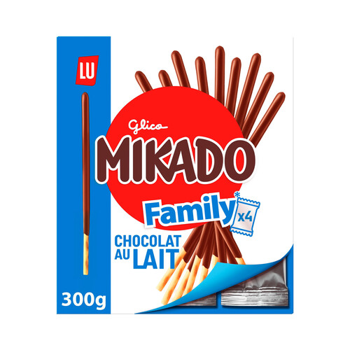 MIKADO Galletas de chocolate con leche 300 g. 
