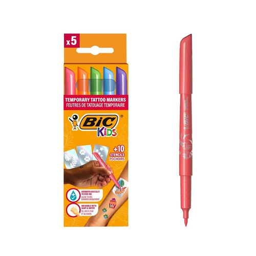 Set tatuajes 5+10, BIC Kids.