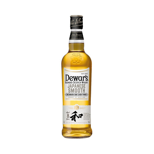 DEWARS Japanese smooth Whisky blended escocés 8 años botella 70 cl.