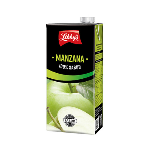 LIBBY'S Zumo de manzana 100 % LIBBYS Brik de 1 l.