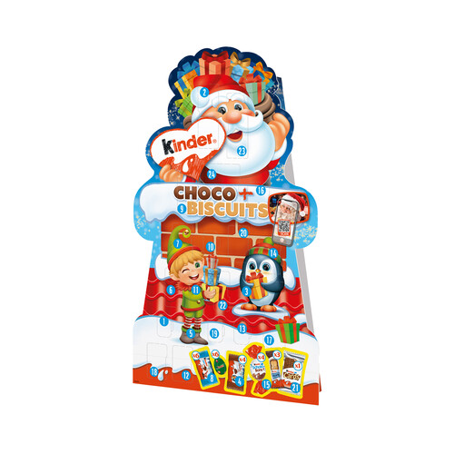 KINDER Calendario de adviento choco y galleta 203g