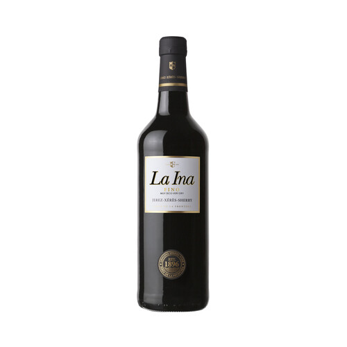 LA INA  Vino fino muy seco con D.O. Jerez-Xérés-Sherry botella 75 cl.