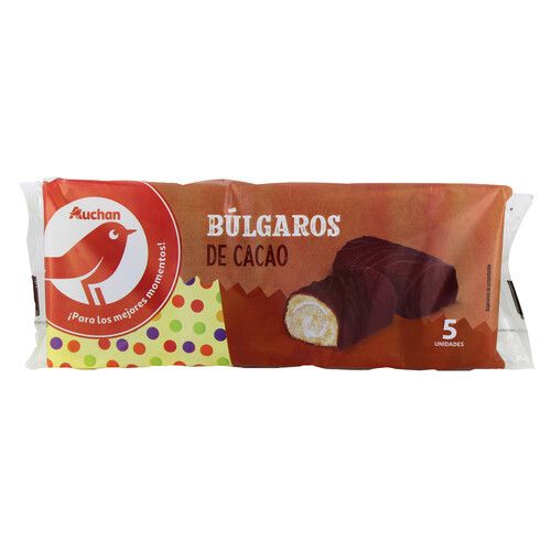 Búlgaros al cacao PRODUCTO ALCAMPO 5 uds. 175 g.