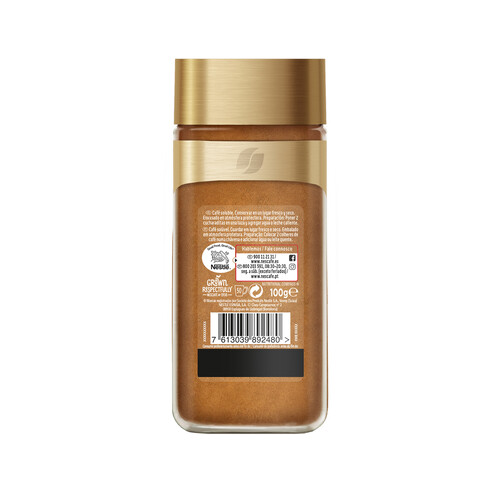 NESCAFÉ GOLD Café soluble natural Espresso intenso 100 g.