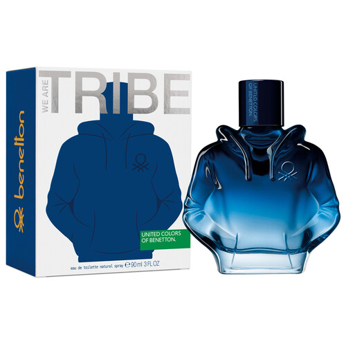 UNITED COLOR OF BENETTON We are tribe Eau de toilette para hombre con vaporizador en spray 90 ml.