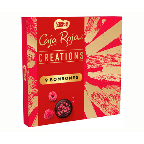 NESTLÉ Bombones caja roja creation frambuesa 109 gr.