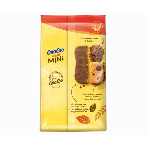 COLACAO Mini Galletas bañadas en chocolate 100 g.