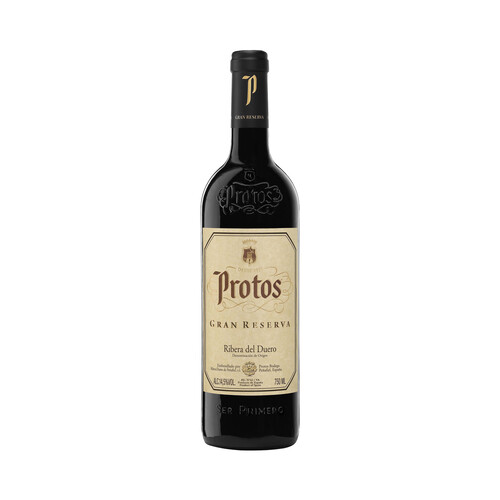 PROTOS  Vino tinto gran reserva con D.O. Ribera del Duero botella 75 cl.