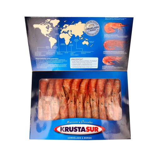 KRUSTASUR Gambones crudos 20/30 piezas KRUSTASUR 2 kg.