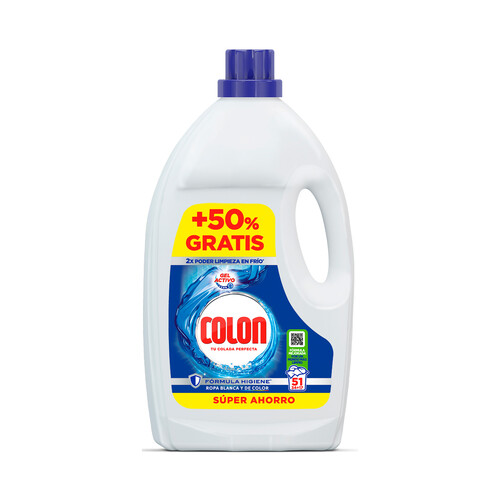 COLON Detergente gel activo 51 lav. 2,295 l.