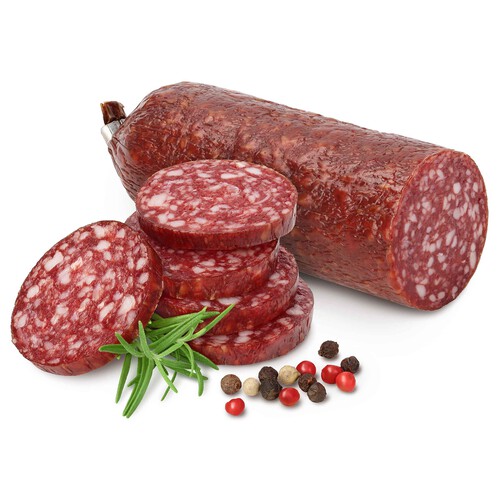 AUCHAN Salami extra Producto Alcampo - Loncha normal 2 a 3 mm