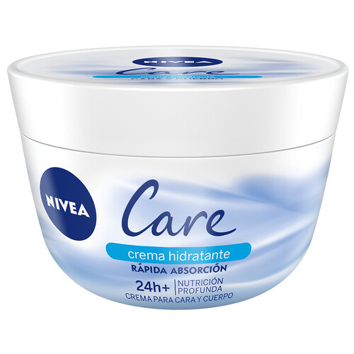 NIVEA Crema de rápida absorción y nutrición profunda para cara y cuerpo NIVEA Care 400 ml.