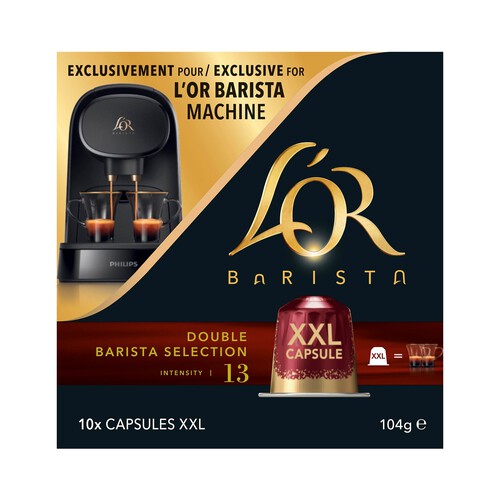 L'OR BARISTA Café en cápsulas Double Barista Selection I13 10 uds. (20 tazas)
