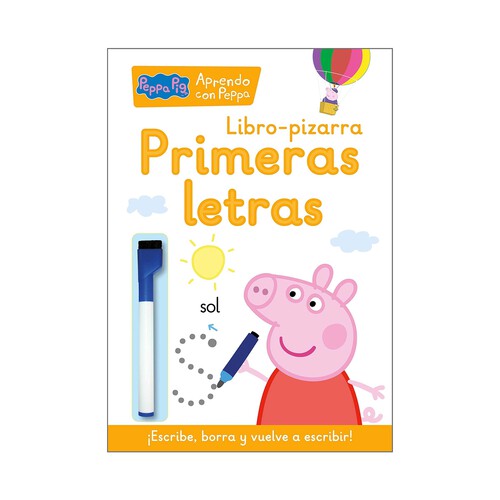 Libro pizarra: primeras letras con Peppa Pig, VV. AA. Género: actividades. Editorial Beascoa.