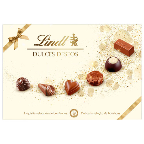 LINDT Dulces deseos surtido de bombones 143 g.