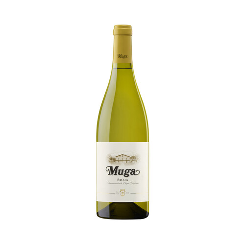 MUGA  Vino blanco fermentado en barrica y con D.O. Ca. Rioja MUGA botella de 75 cl.