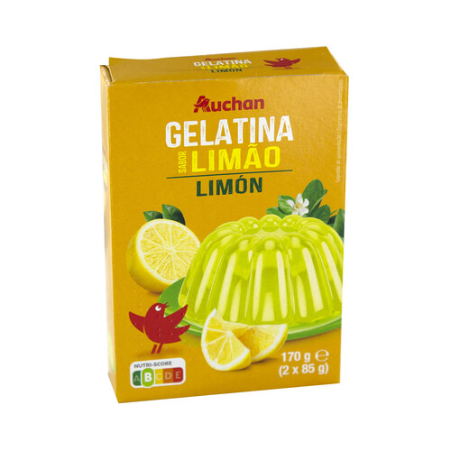 PRODUCTO ALCAMPO Gelatina en polvo con sabor a limón 2 x 85 g.