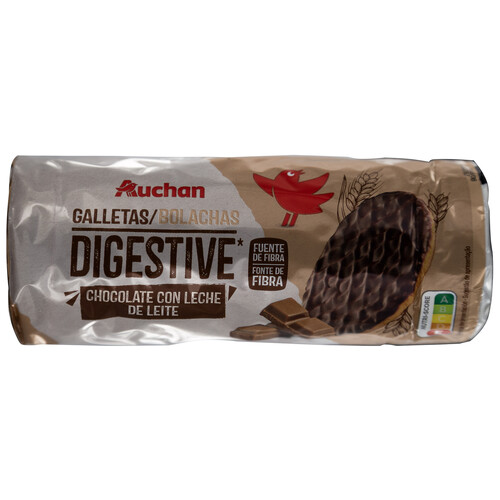 PRODUCTO ALCAMPO Galletas digestive con chocolate con leche 300 g.