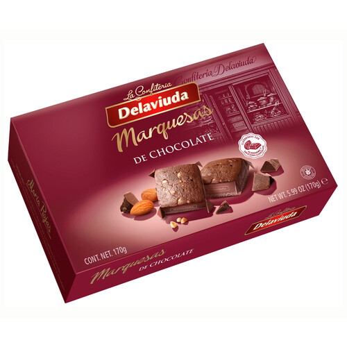 DELAVIUDA Marquesas de chocolate delaviuda 170 g.