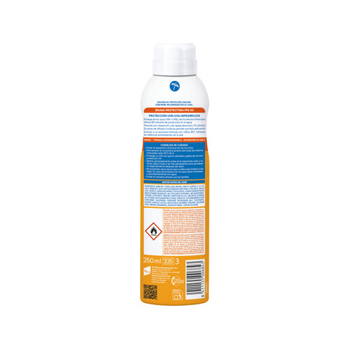 DENENES Spray solar en bruma, especial para niños con piel normal y FPS 50 (muy alto) DENENES 250 ml.