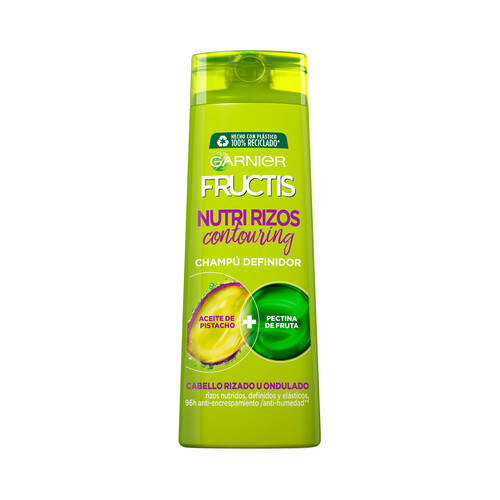 FRUCTIS Champú definidor (contouring) para cabellos rizados u ondulados FRUCTIS Nutri rizos de Garnier 360 ml.