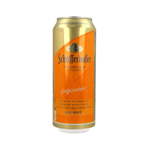SCHOFFERHOFER Cerveza premium Alemana lata de 50 cl.