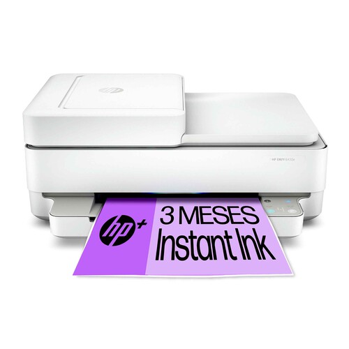 Impresora multifunción tinta HP Envy 6430e, WiFi, USB, color, 3 meses impresión Instant Ink, 2K4U7B.