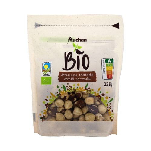 PRODUCTO ALCAMPO Bio Avellanas tostadas ecológicas 125 g.