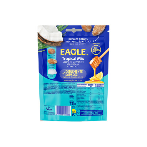 EAGLE Cacahuetes tropical mix 75 g. 