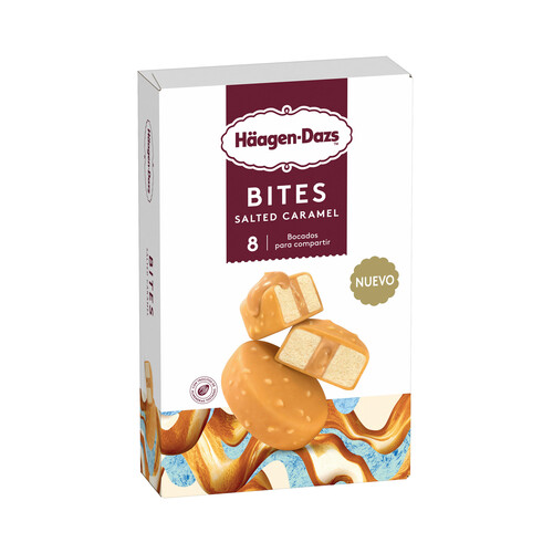 HÄAGEN-DAZS Bombones helados (bites) de caramelo salado 8 x 16 ml.