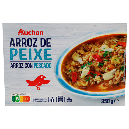 AUCHAN Arroz con pescado 350 g. Producto Alcampo