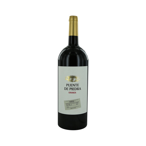 PUENTE DE PIEDRA  Vino tinto crianza con D.O. Cariñena Magnum 1,5 l.