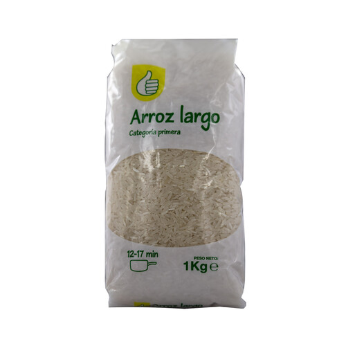 PRODUCTO ECONÓMICO ALCAMPO Arroz largo de categoria primera 1 kg.