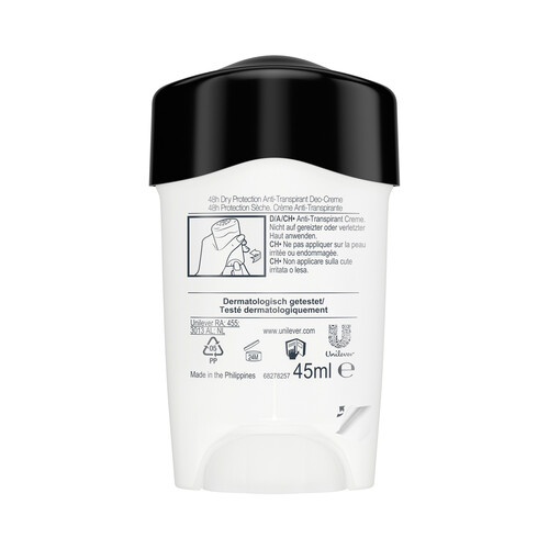 REXONA Desodorante en stick para hombre con protección anti transpirante hasta 48 horas REXONA Men clean scent 45 ml.