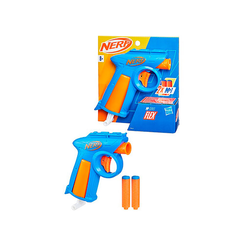 Lanzador NERF N Series Flex Blaster con 2 dardos N1, +8 años.