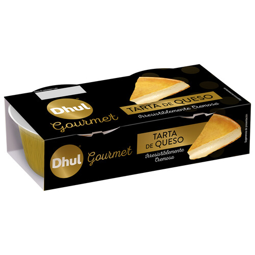 DHUL Gourmet Tarta de queso cremosa 2 x 100 g.