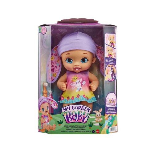 MY GARDEN BABY Mariposas hago pipí Muñeco de juguete con manta mariposa, biberón y pañal, modelos surtidos, regalo para niños y niñas +18 meses (MATTEL GYP09)