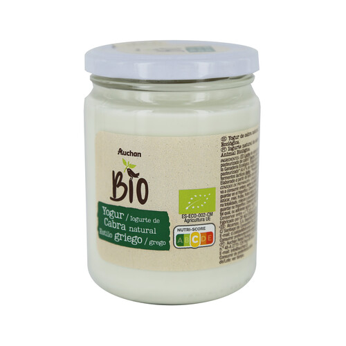 Yogur Griego de cabra ALCAMPO ECOLÓGICO 420 g.