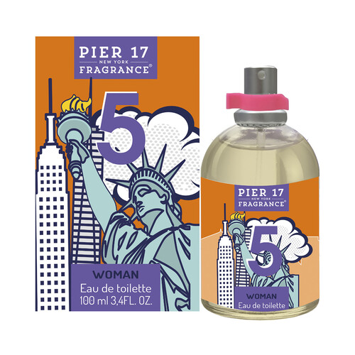 PIER 17 5 Eau de toilette para mujer con vaporizador en spray 100 ml.