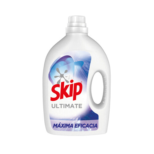 SKIP Ultimate Detergente líquido con acción anti manchas y de máxima eficacia, incluso en agua fría 33 ds. 