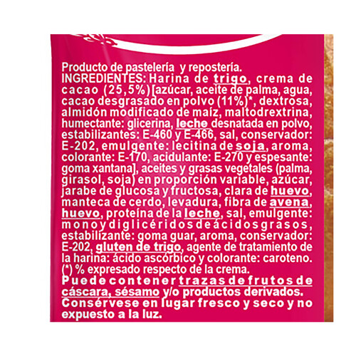 VICKY FOODS Napolitanas de cacao 6 uds x 240 g. 